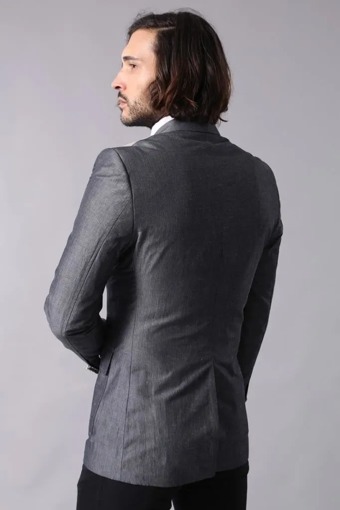 15561 Grey Blazer Jacket