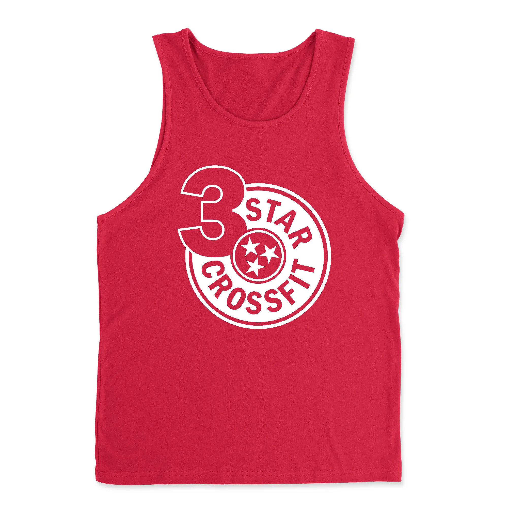 3 Star CrossFit One Color Mens - Tank Top