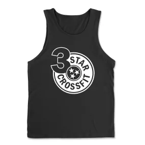 3 Star CrossFit One Color Mens - Tank Top