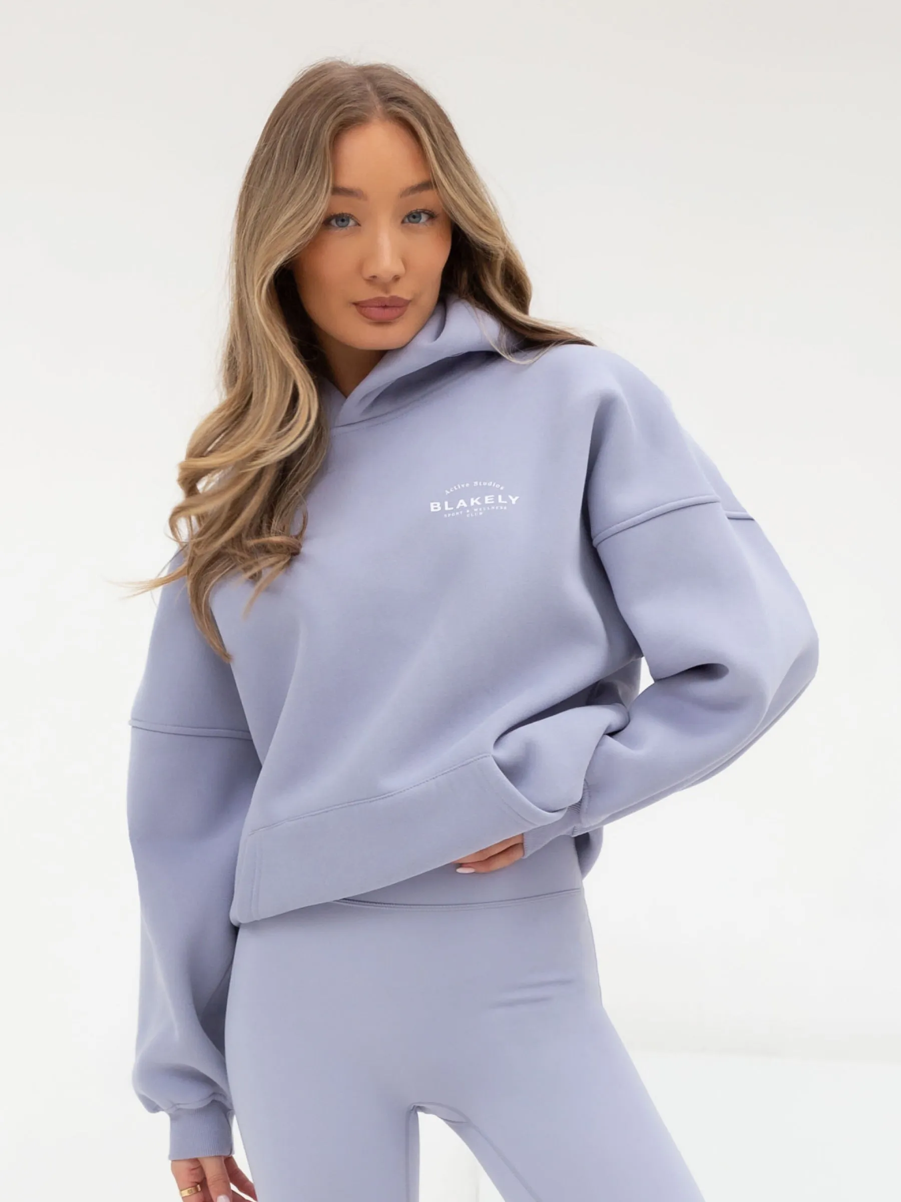 Active Studios Oversized Hoodie - Light Violet