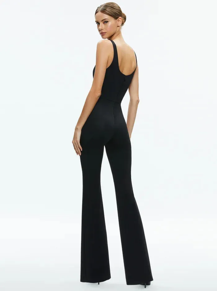 Alice   Olivia - Cortes Catsuit - Black