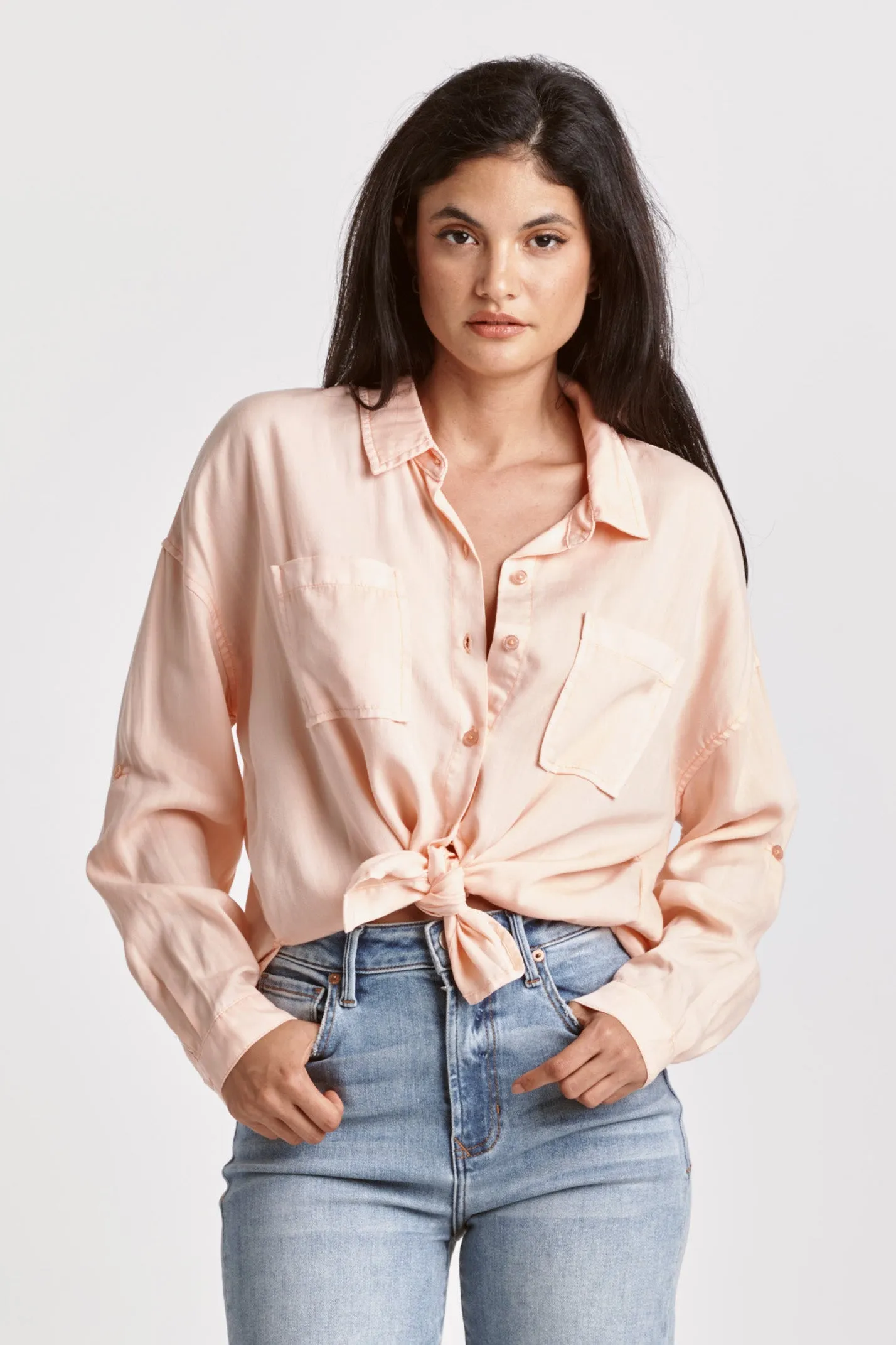 Arianna Front Tie Shirt