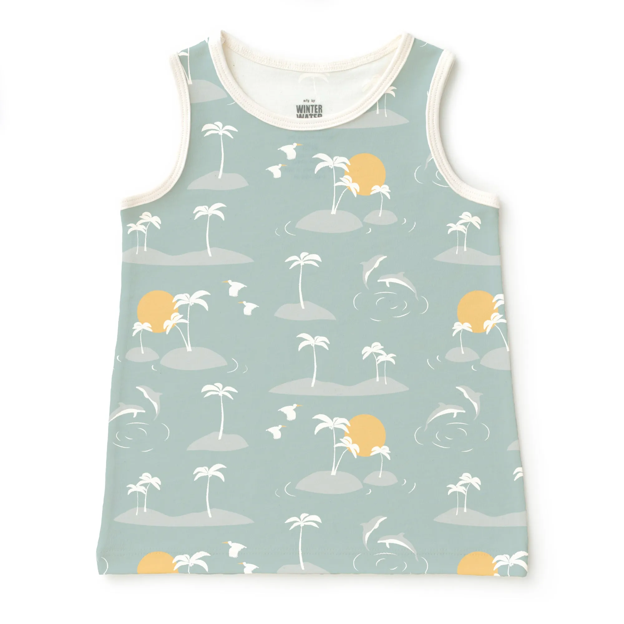 Baby Tank Top - Islands Blue