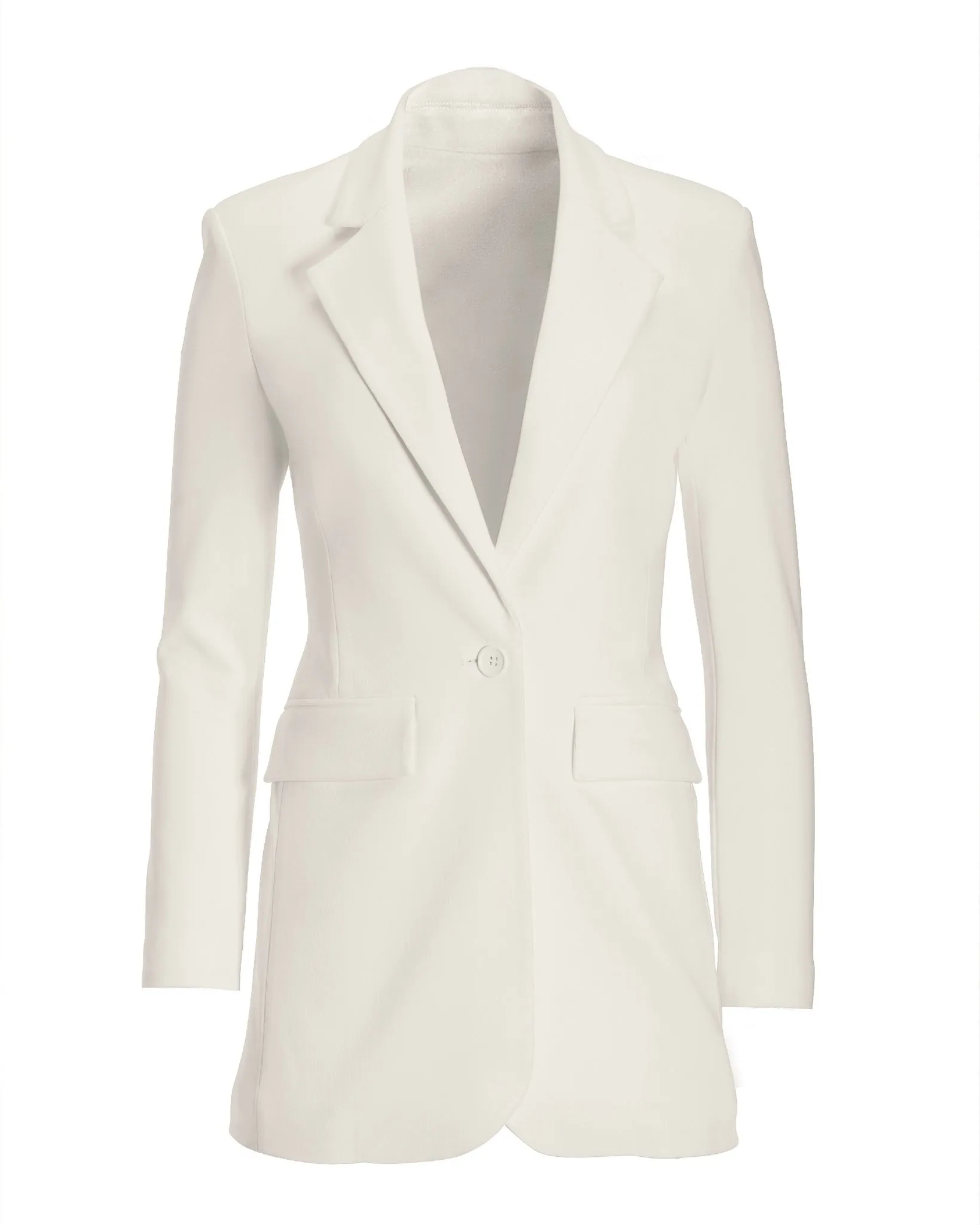 Beyond Travel Classic Boyfriend Blazer Ivory Coast