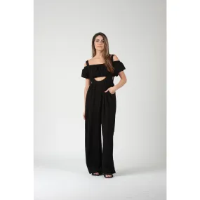 Black Two Piece Jumpsuit