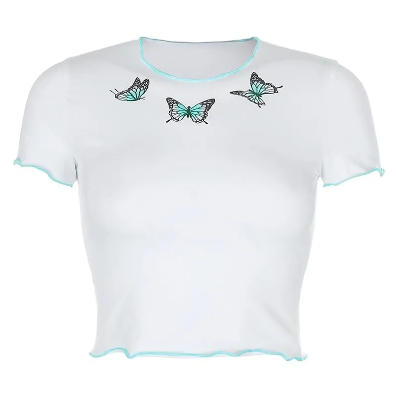 Butterfly Summer Crop Top SD00625