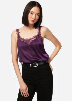 CAMI NYC KHALIL CAMI EGGPLANT