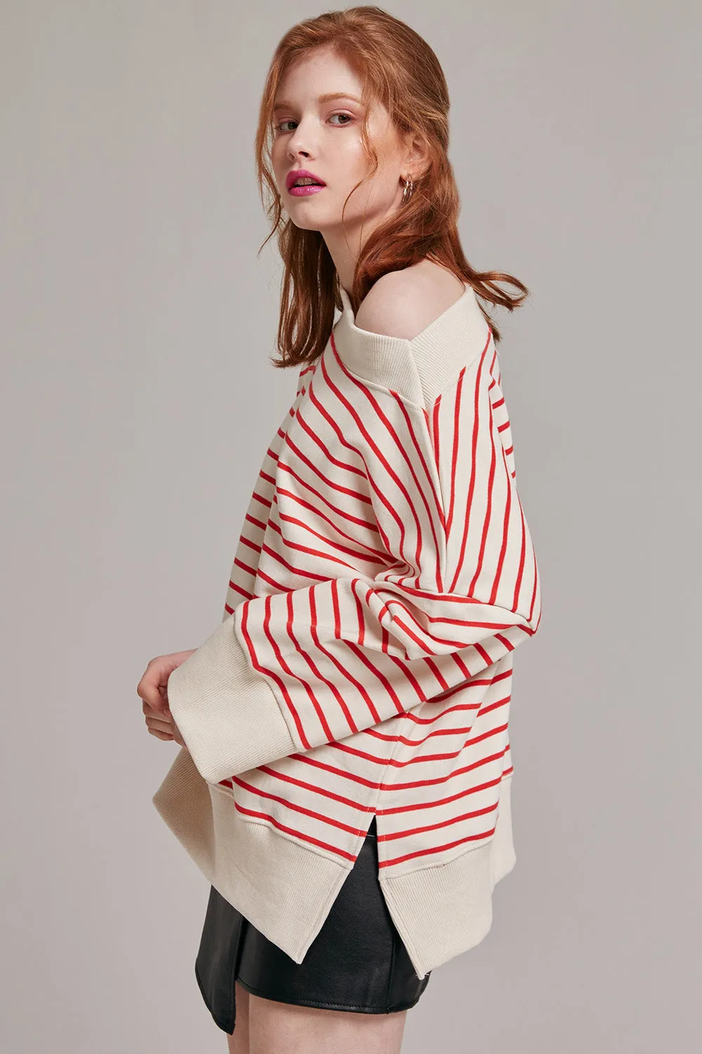 Clara Striped Off-the-Shoulder Top