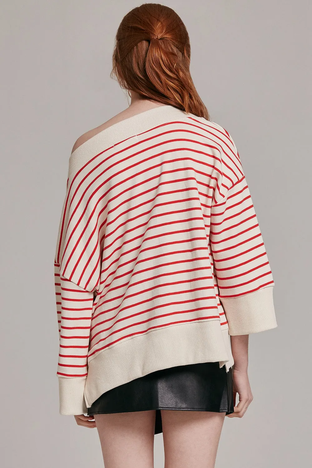 Clara Striped Off-the-Shoulder Top