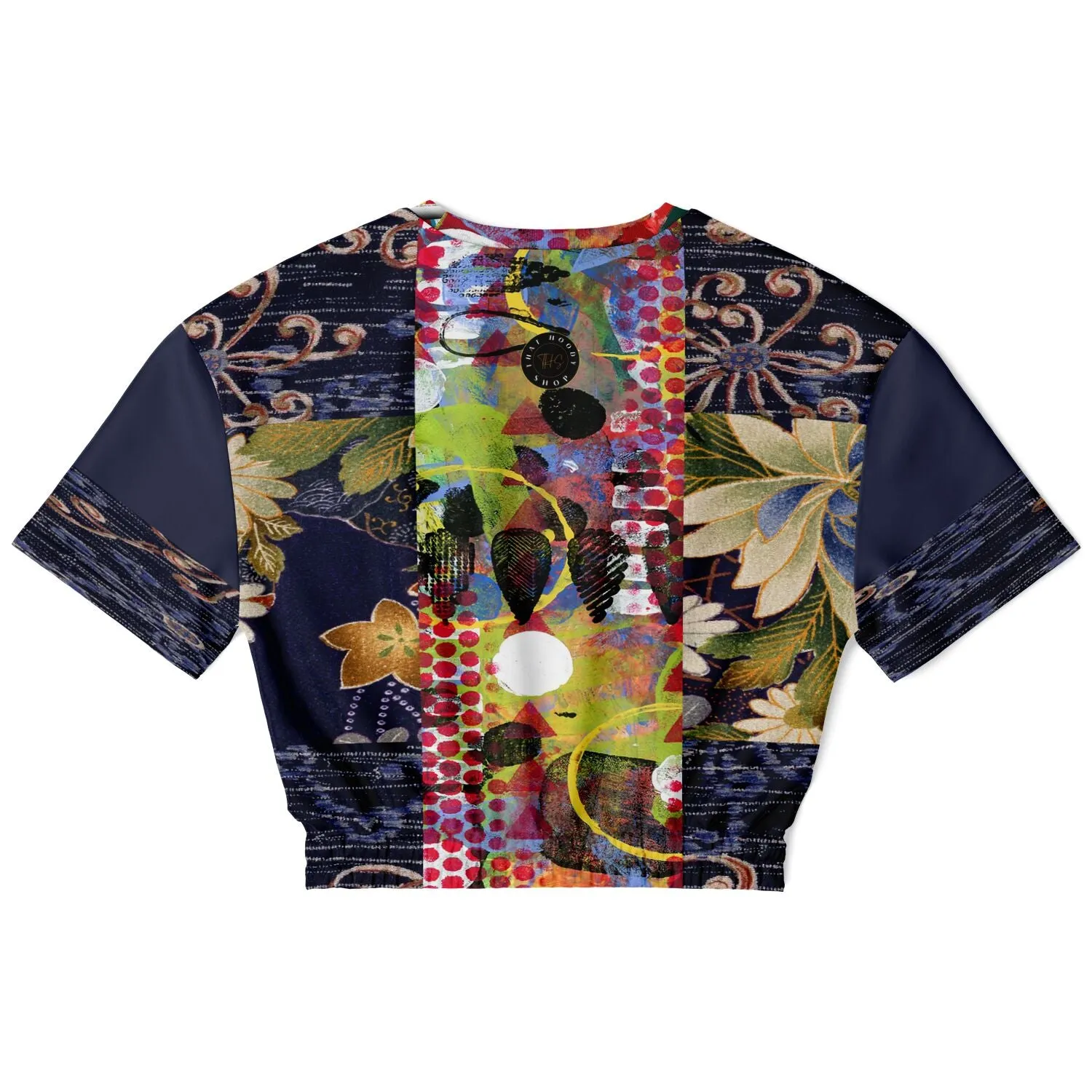 Empress Kanako Short Sleeve Cropped Eco-Poly Sweater