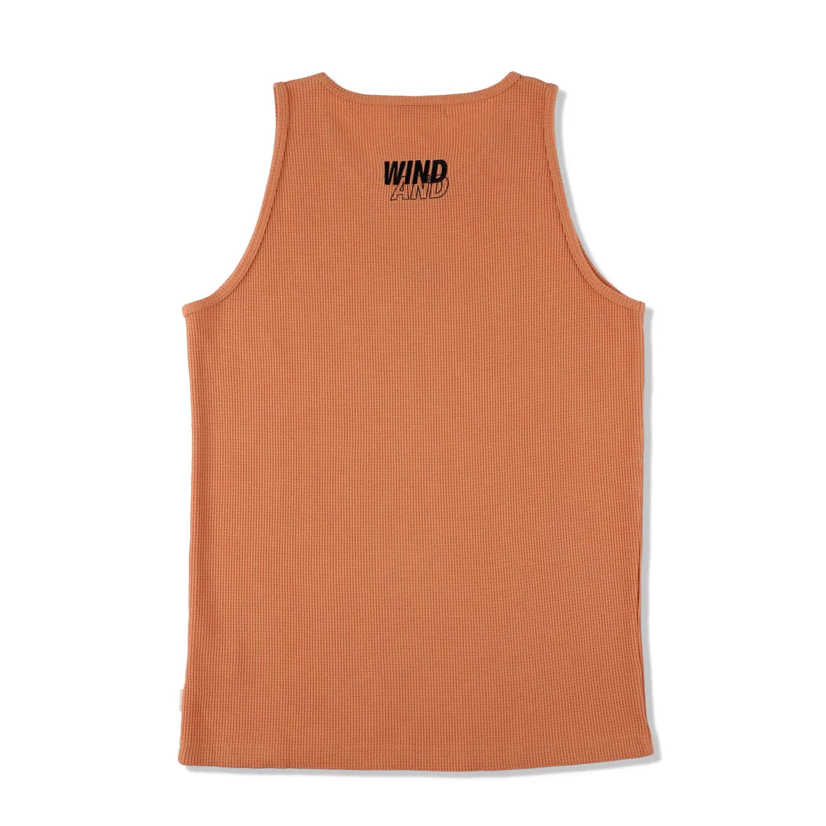 ES_WAFFLE TANK TOP / APRICOT