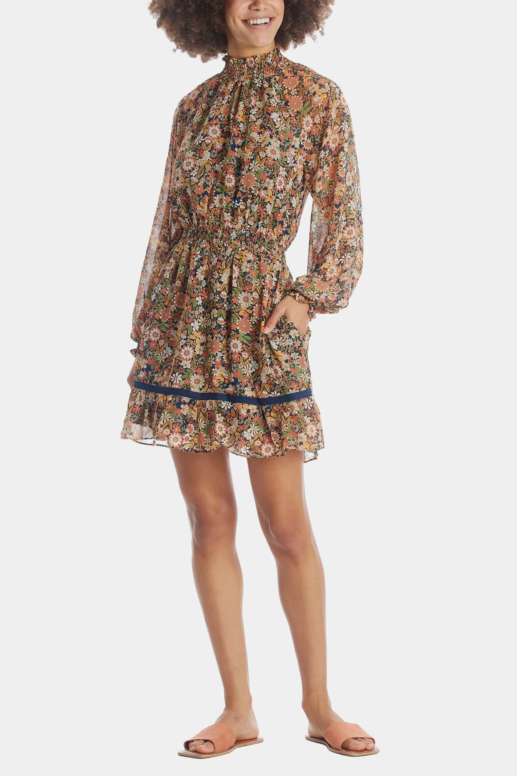 Flower Power Mini Dress