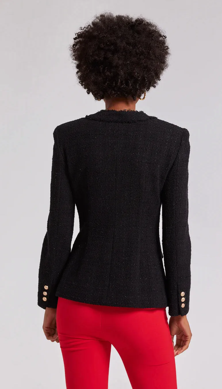 Generation Love - Larsa Tweed Blazer - Black