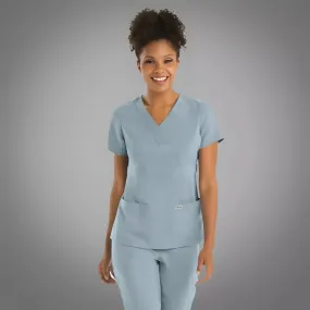 Grey's Anatomy Wrap Women's Top 4153