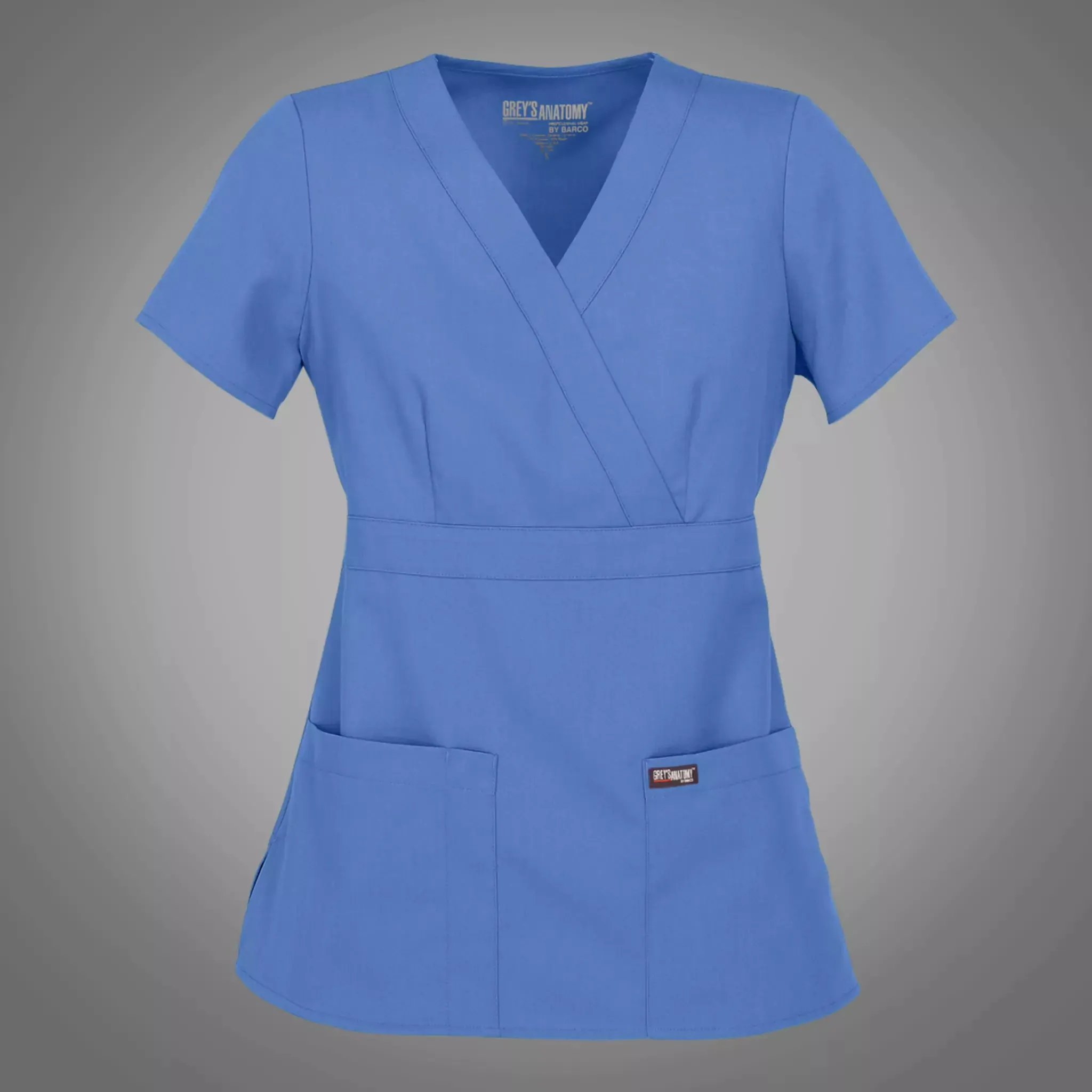 Grey's Anatomy Wrap Women's Top 4153