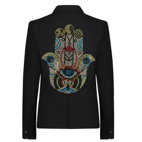 Hamsa Blazer - Black