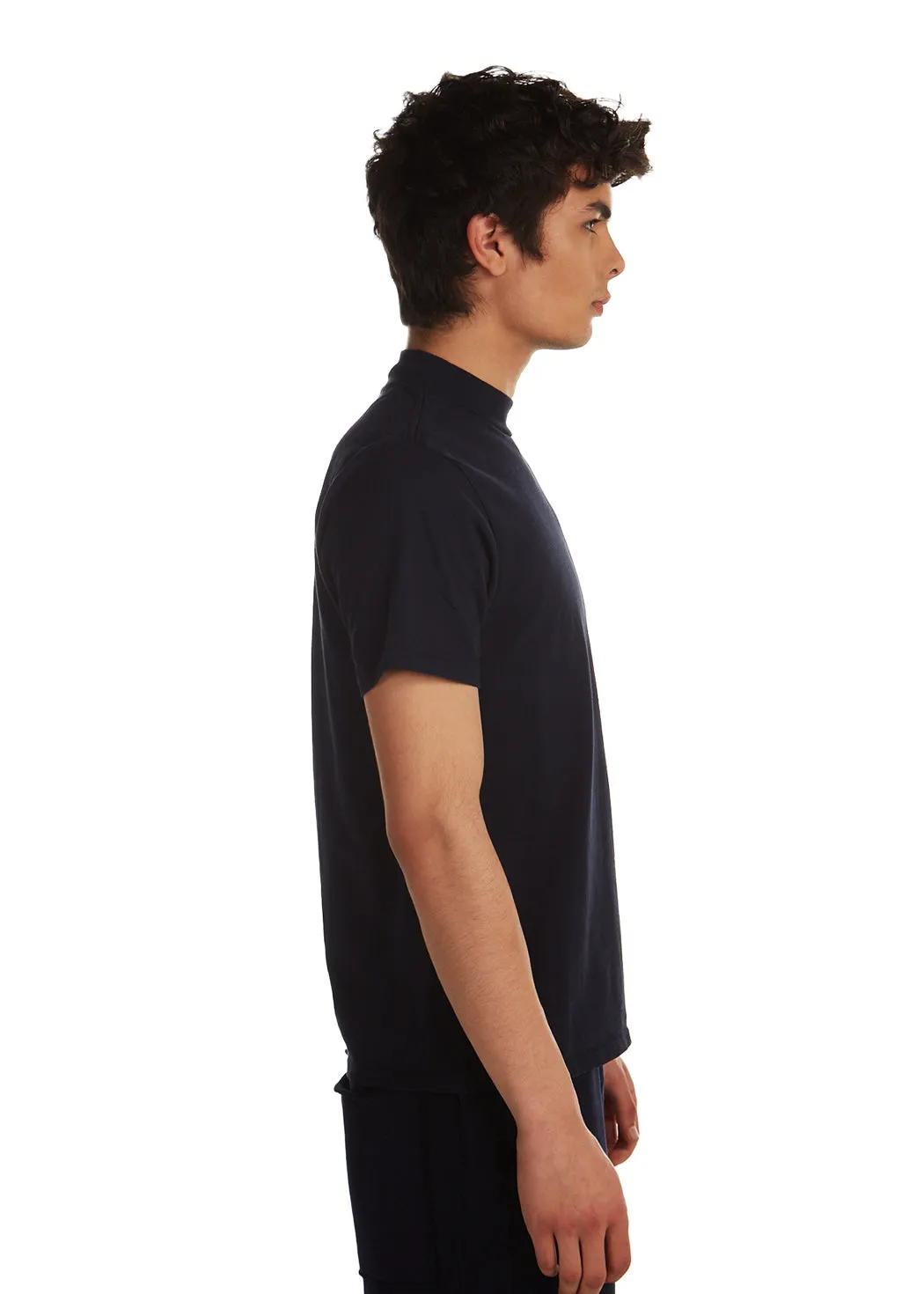 Heavyweight Mock Neck Tee