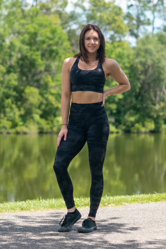 Imperial Black Camo High Rise Legging