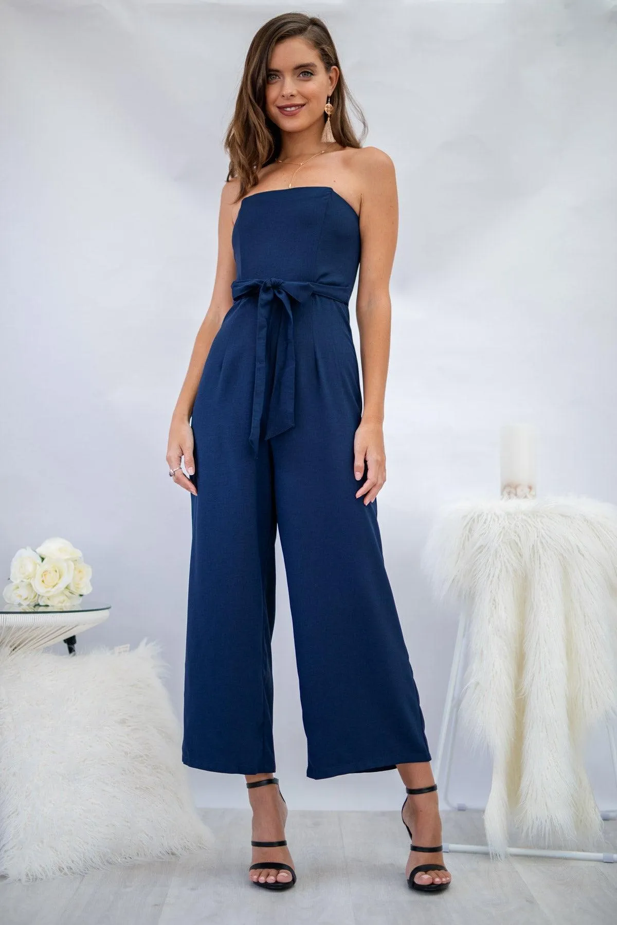 Ivy Jumpsuit In Navy