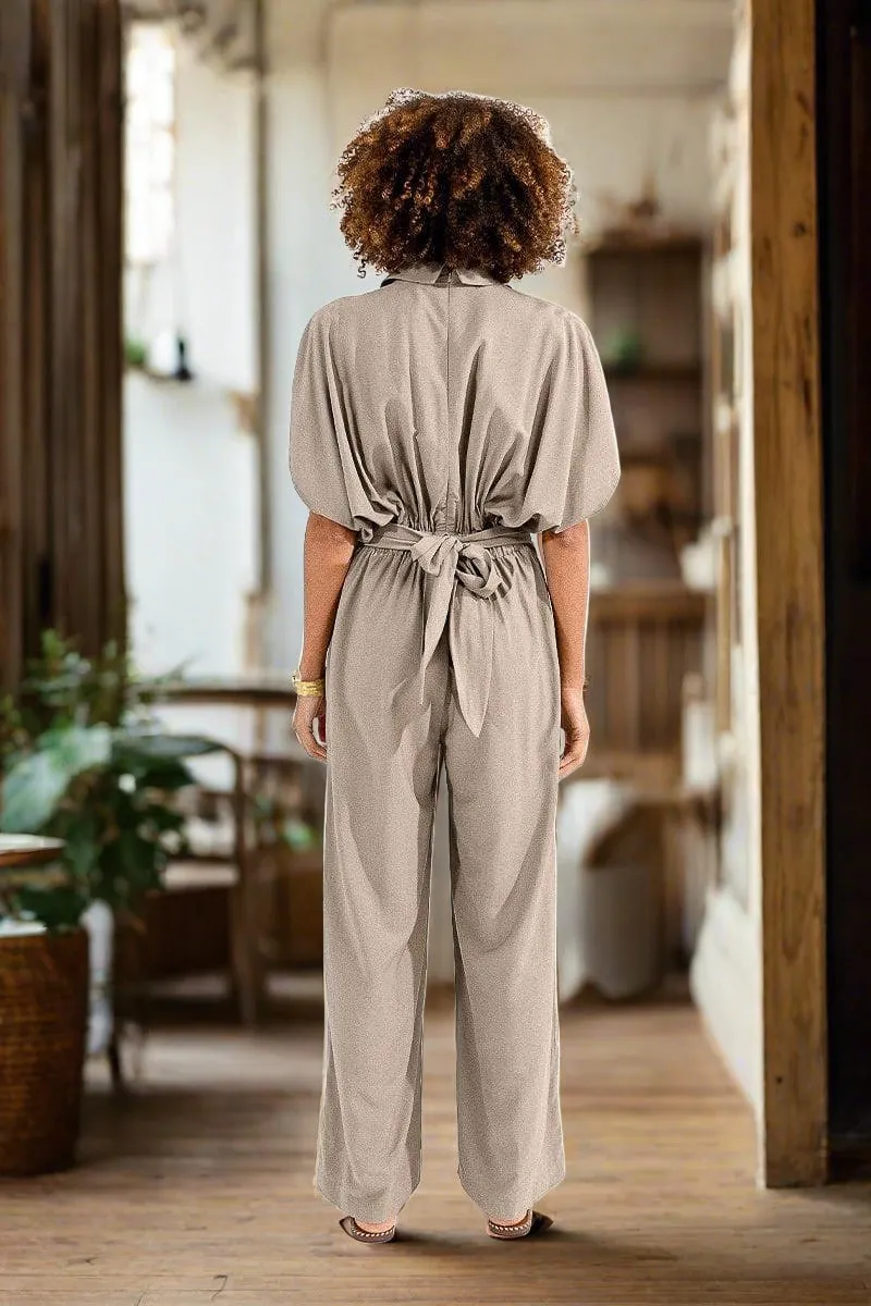 Light Khaki Jumpsuit