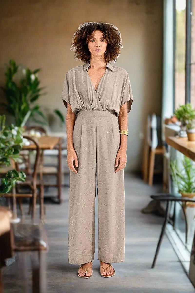 Light Khaki Jumpsuit