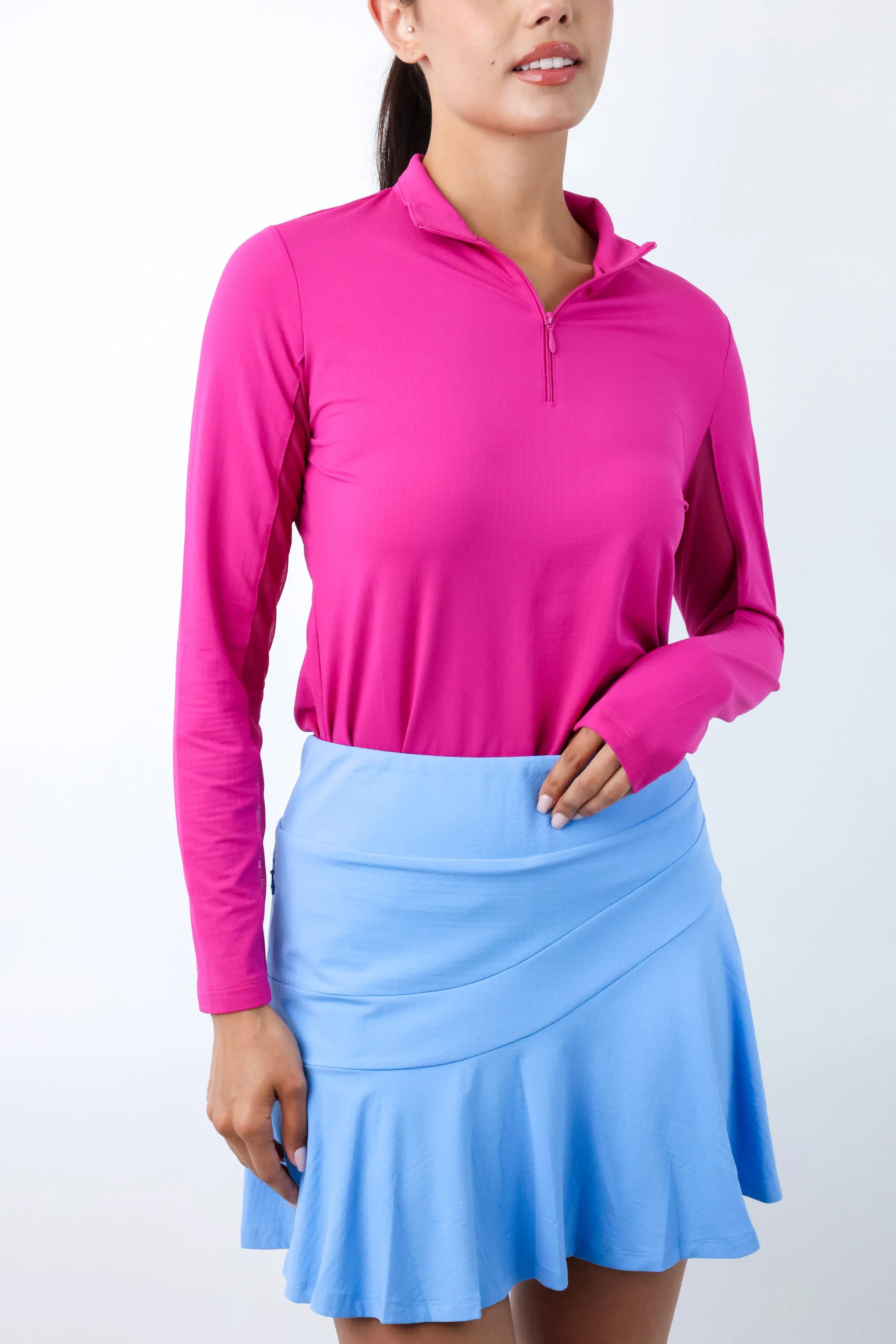 Long Sleeve Mock Neck Top