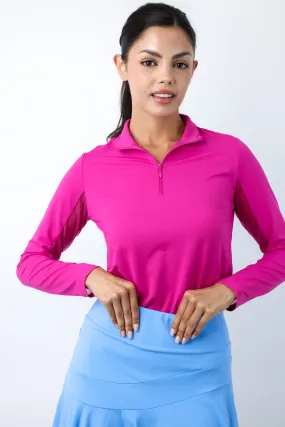 Long Sleeve Mock Neck Top