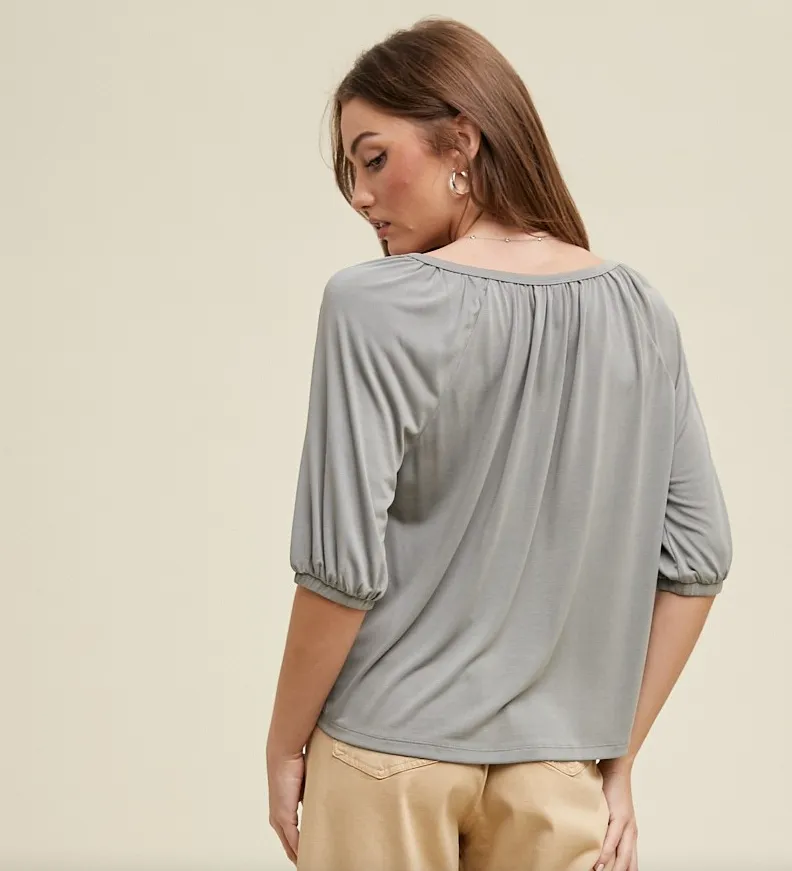 Lyla Drop Shoulder Knit Top