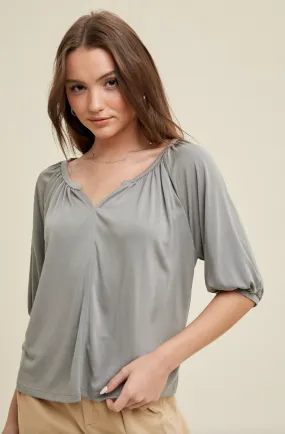 Lyla Drop Shoulder Knit Top