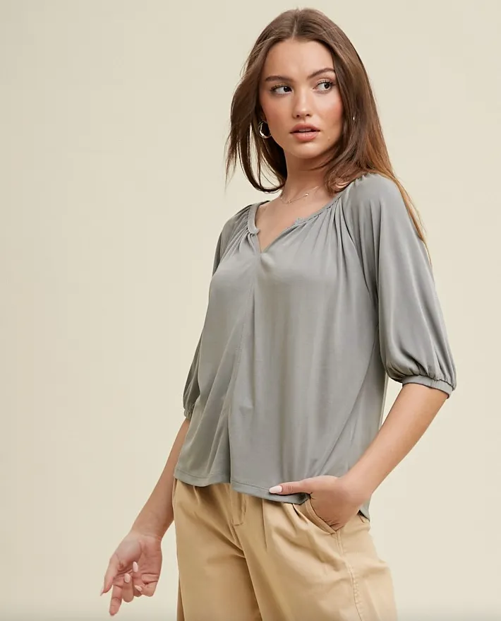 Lyla Drop Shoulder Knit Top