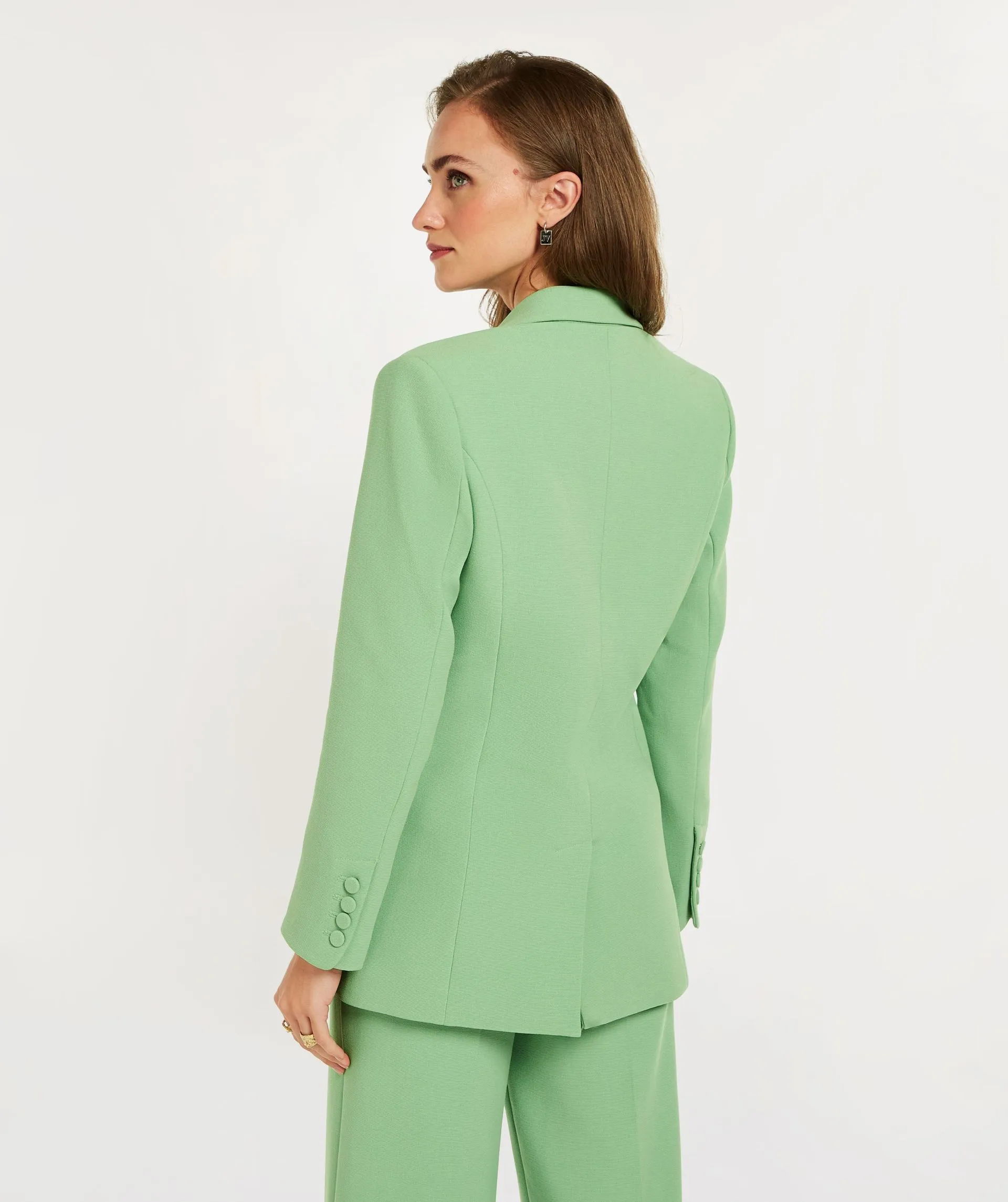 MIMI regular fit blazer - pastel verde