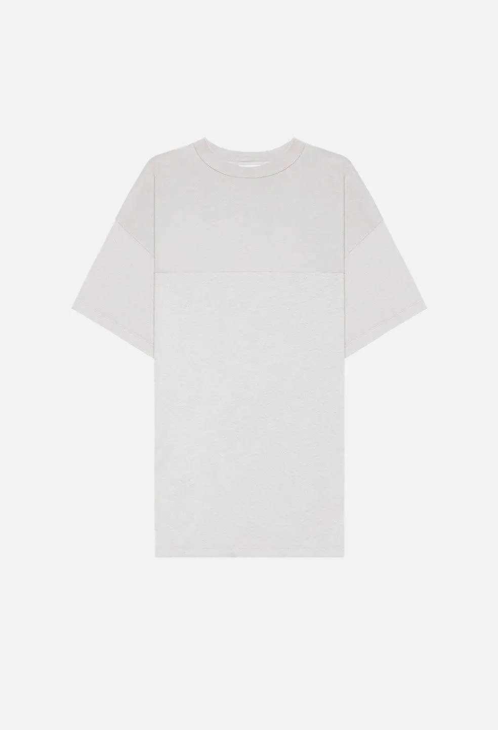 Mock Panel Tee / Natural