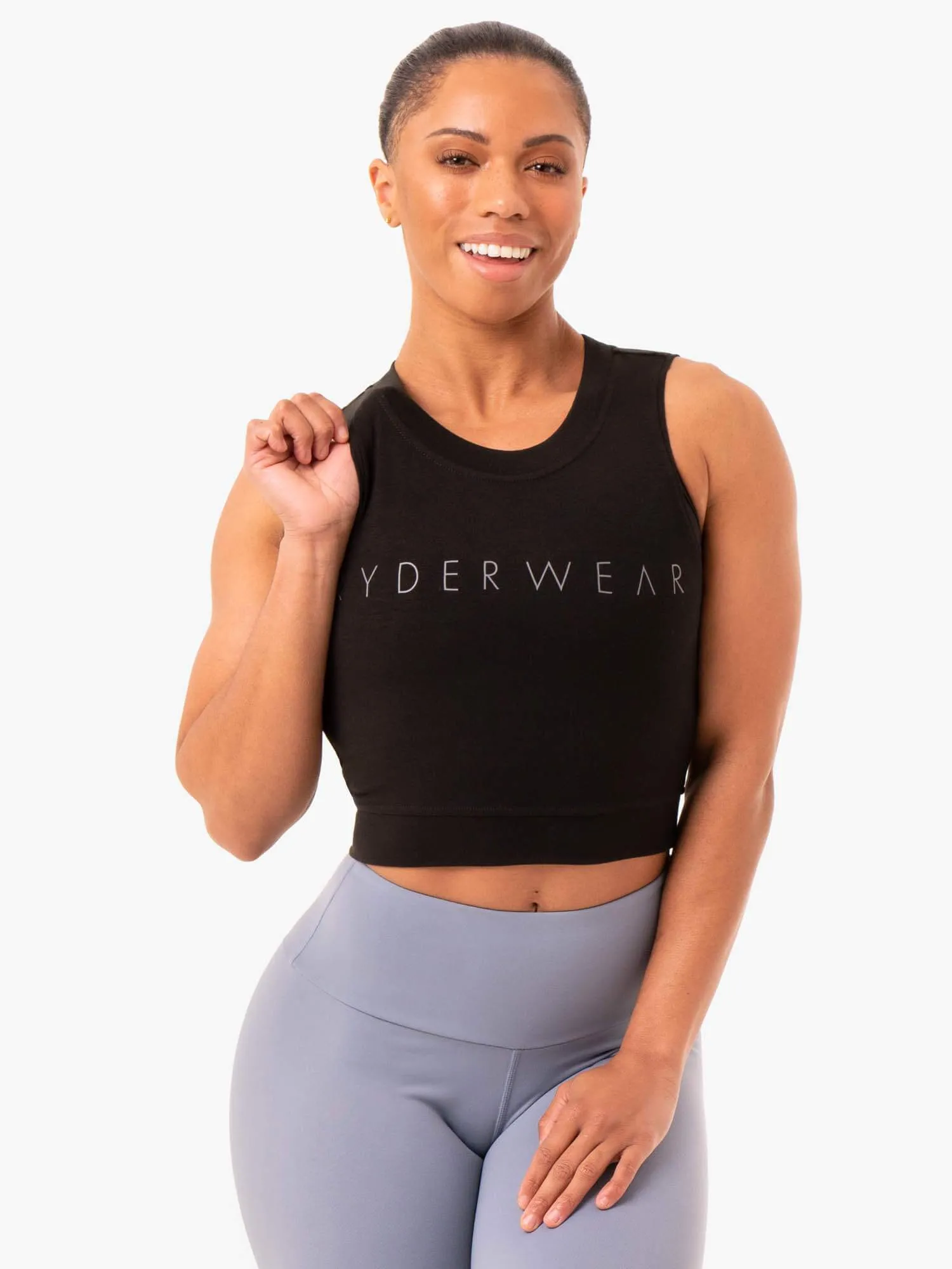 Motion Crop Top - Black