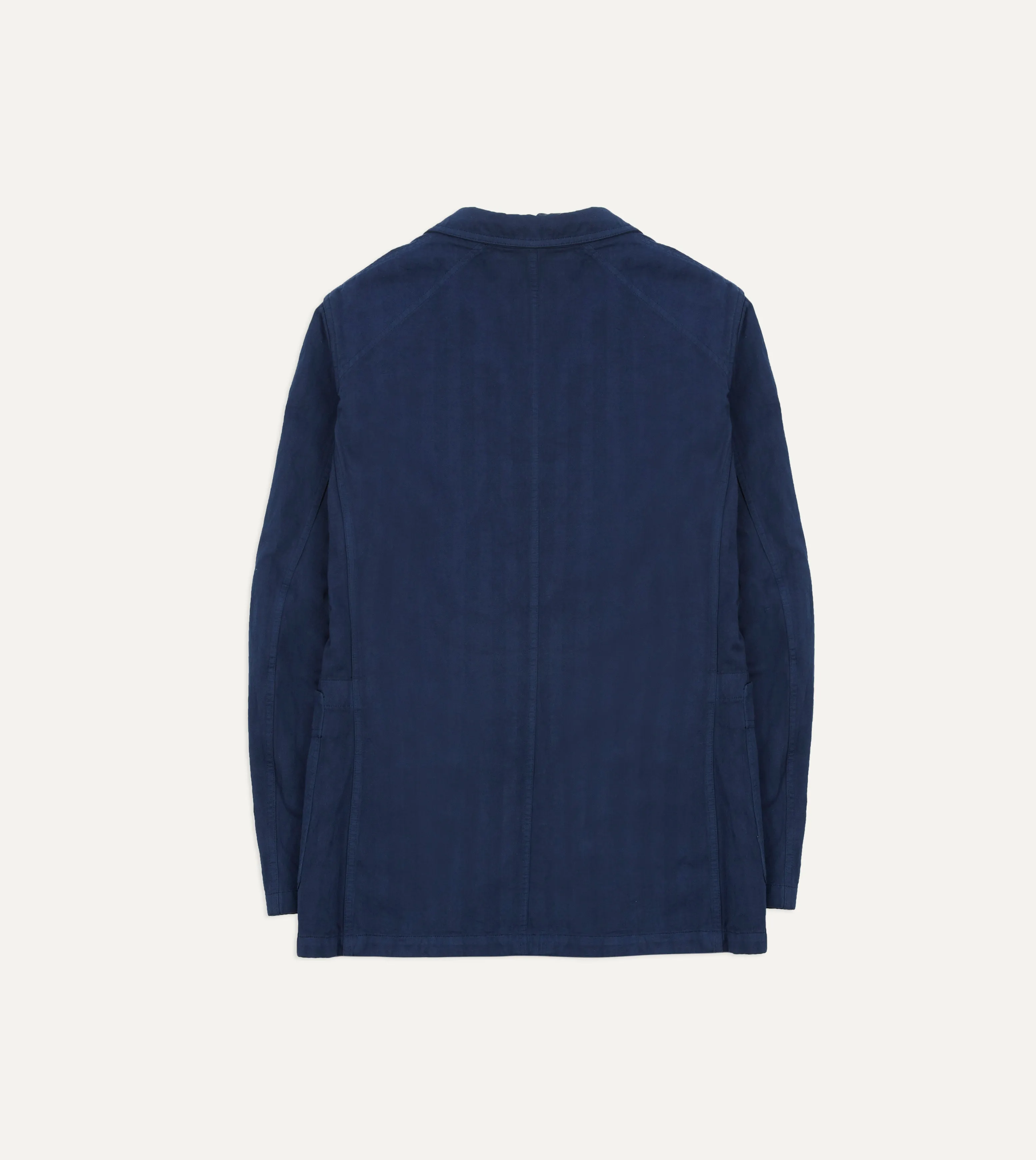 Navy Cotton Linen Herringbone Games Blazer Mk. III