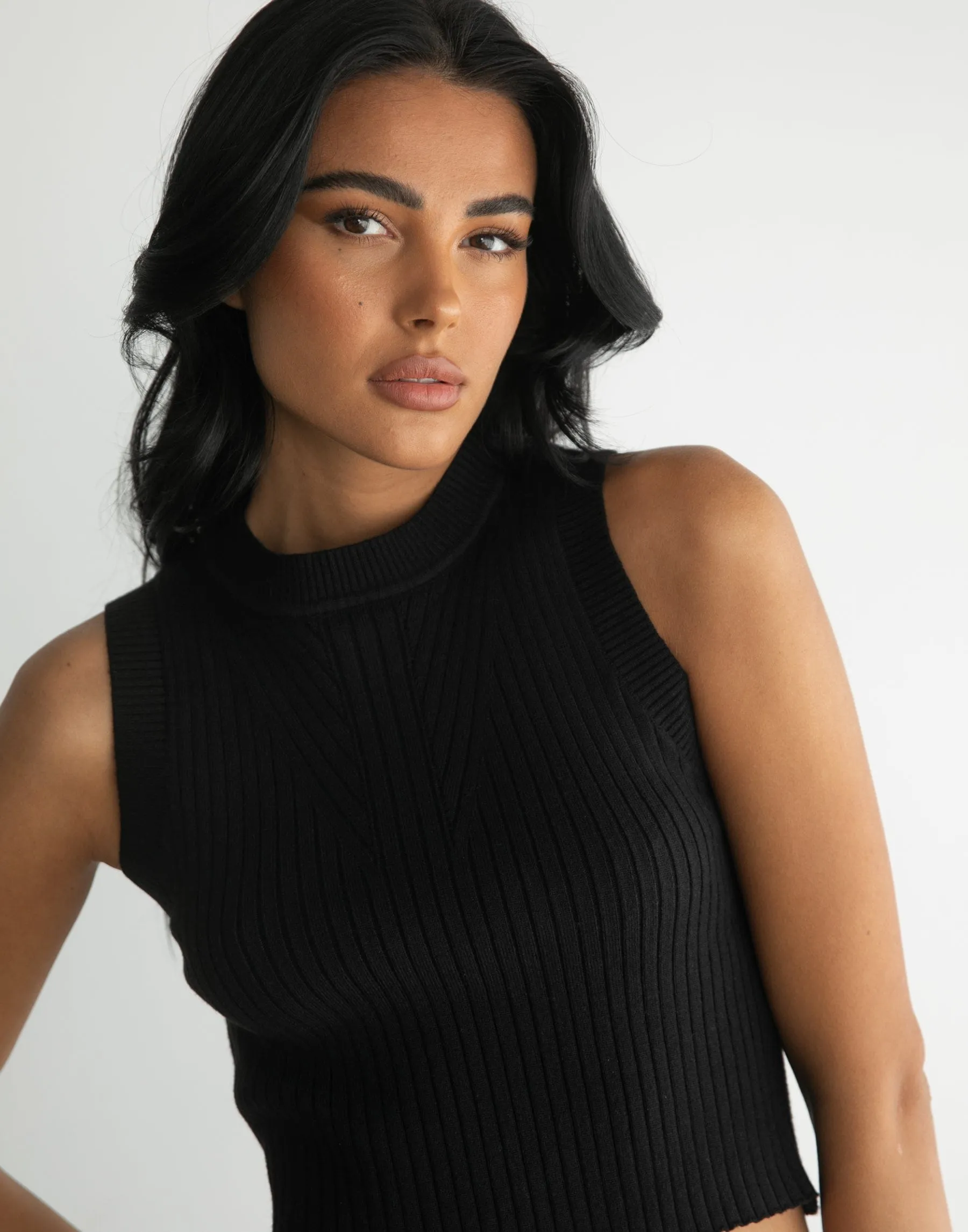 Nima Crop Top (Black)