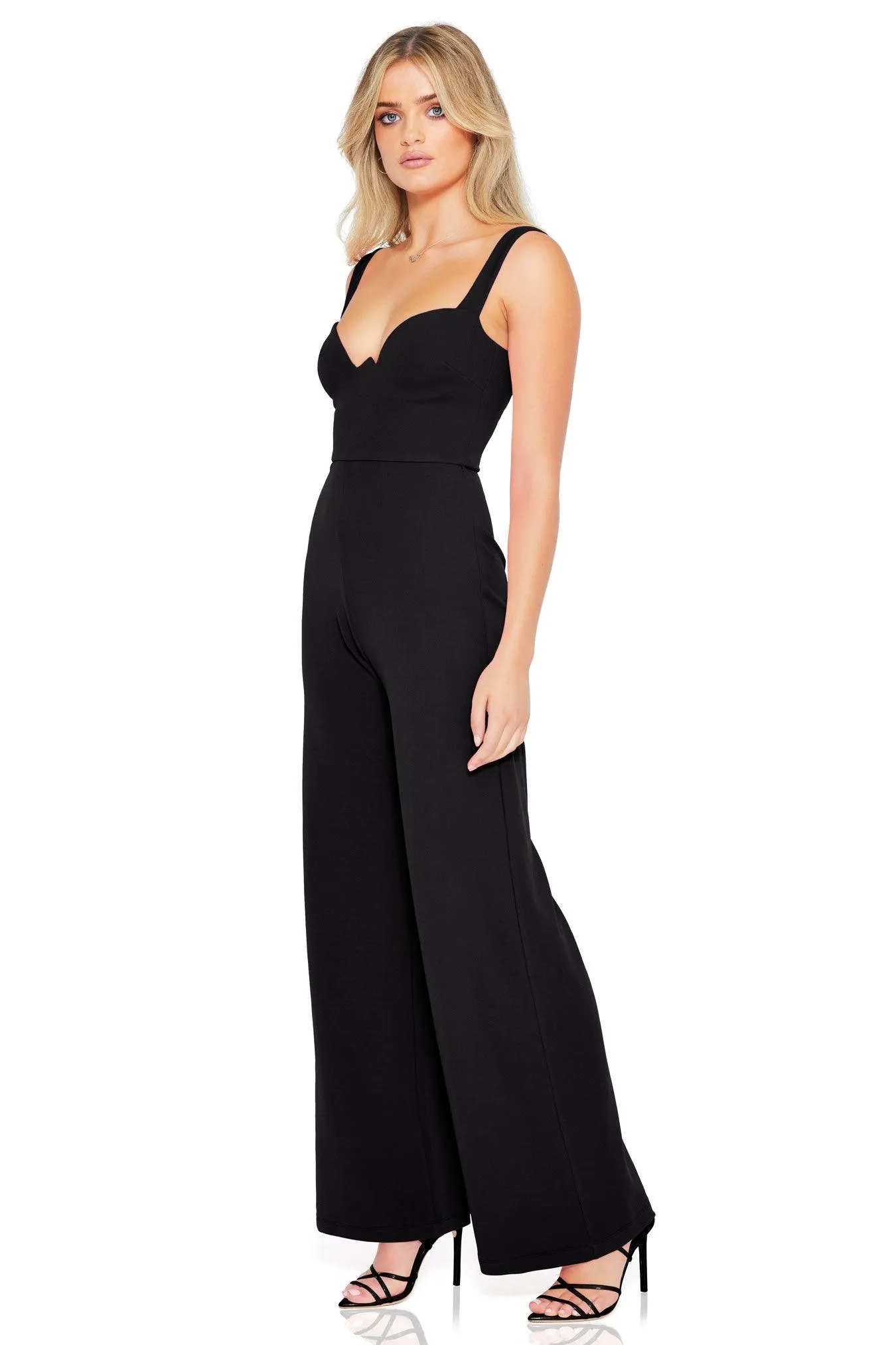 Nookie Romance Jumpsuit - Black