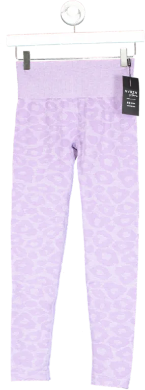 NVGTN Navi Purple Camo Seamless Leggings UK S