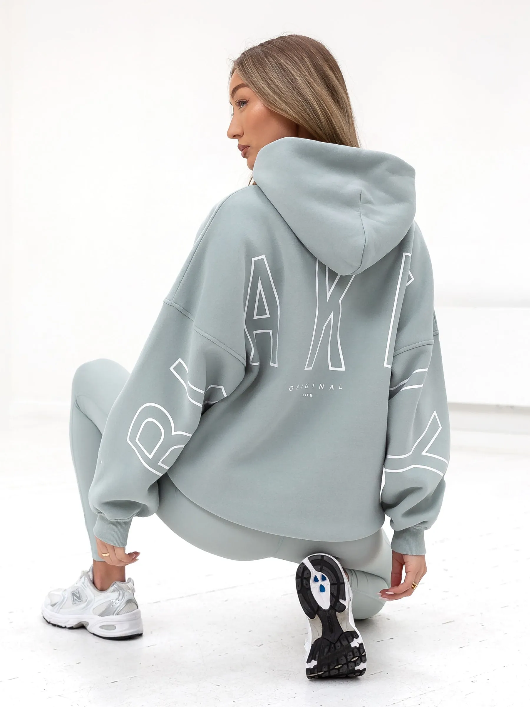 Outline Isabel Oversized Hoodie - Mineral Blue