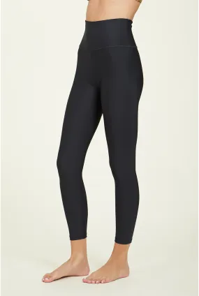 Over-Time Recycled Poly High Waist Legging in Black