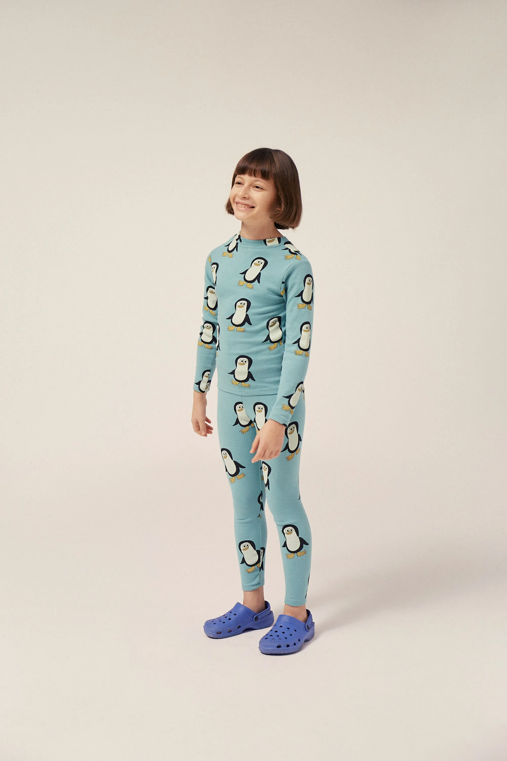 Penguins All Over Kids Leggings