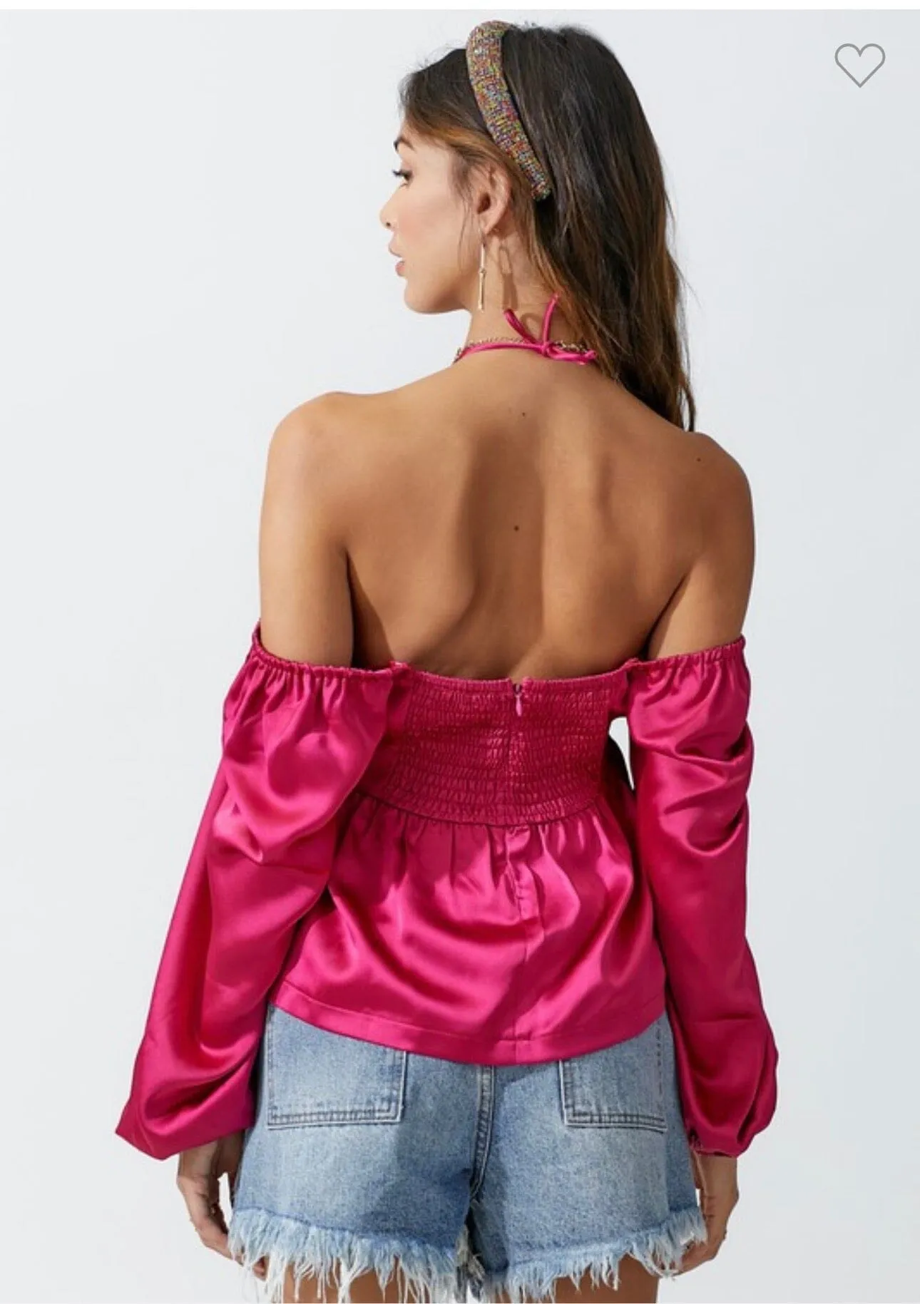 Satin Babydoll Top