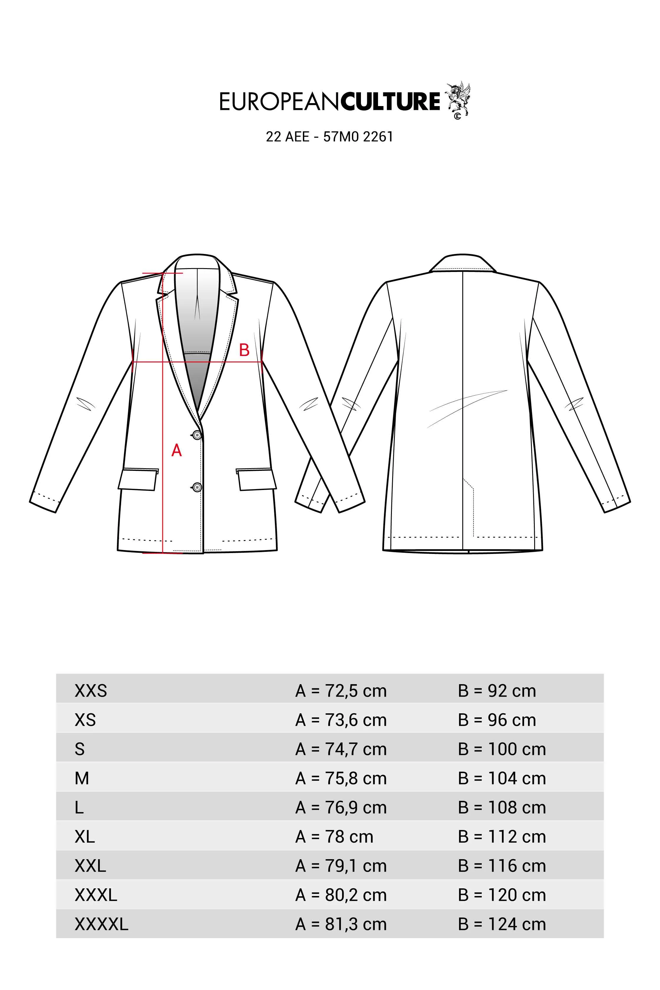 Single-Breasted Cotton Blazer Garment Dyed 57M0 2261