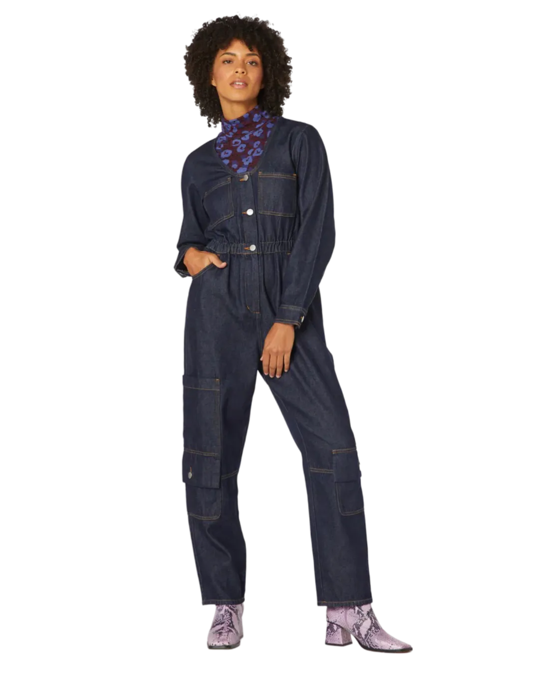 Size 16 - Gorman Indigo Denim Jumpsuit