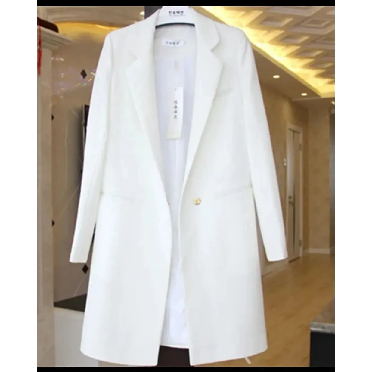 Slim Side Blazer Coat