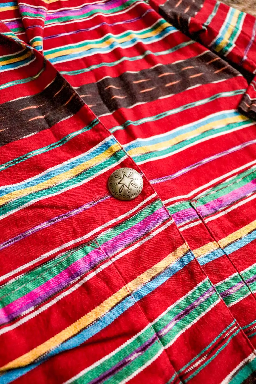 Vintage Southwest Serape Style Blazer