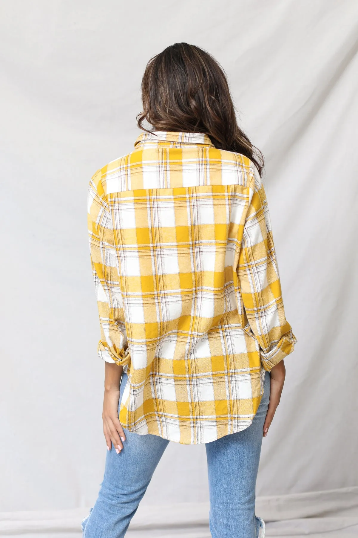 Waldorf Oversized Plaid Top