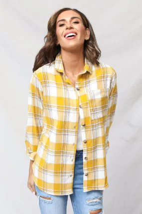 Waldorf Oversized Plaid Top