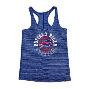 Women's New Era Bills Football Royal & White Tank Top