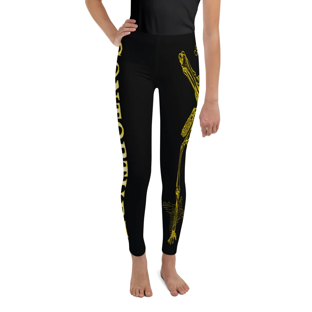 Youth CONTORTURE Leggings: Solid Gold